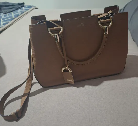 Bolsa Tote Semi Nova Marrom Arezzo G