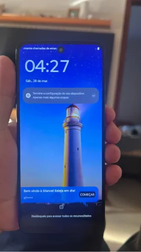 Moto g15 usado 256 gigas apenas marca de uso