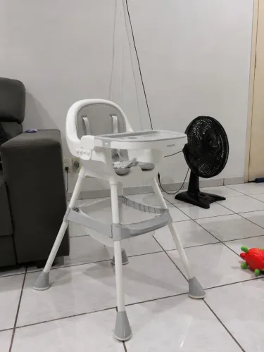 Cadeira De Alimentação Para Bebês Cinza Yuupi