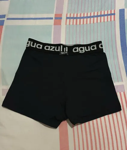 Short de academia água azul original