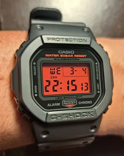 Relógio Casio G-Shock DW5600BBR lançamento 