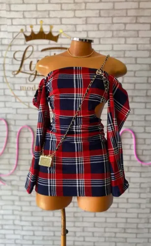 Vestido xadrez