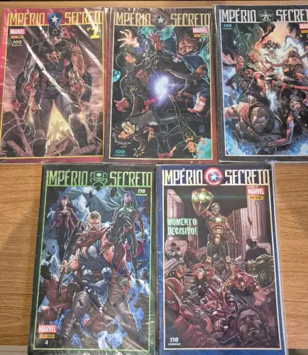HQ: 5 HQ's Império Secreto (sequência do 1 ao 5)