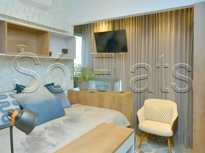 Flat VN Oscar Freire disponível para locação com 20m² e 1 dorm em Pinheiros
