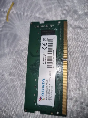 Memória RAM ADATA 8GB DDR4 2666MHz para Notebook