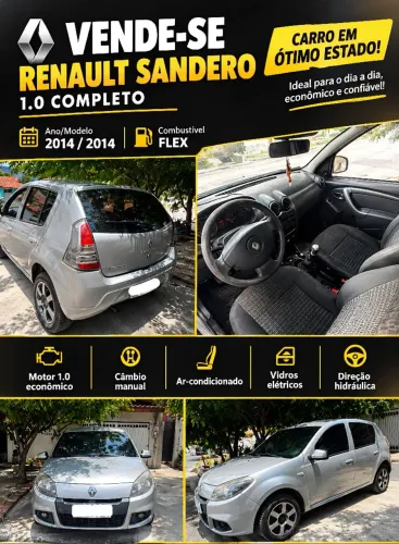 Renault Sandero Expression Hi-flex 1.0 16V 5P 2014