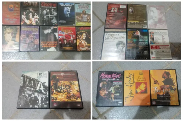 Coleção com 20 Dvds Rock Clássico/Pop/NacionalMusica