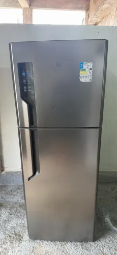 Geladeira Electrolux inox 488 litros semi nova + frete grátis e garantia de 6 meses  