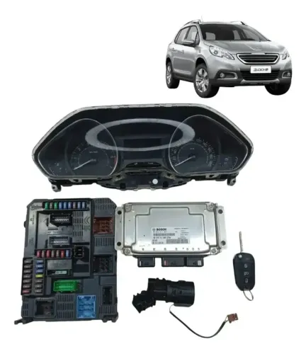 Kit Modulo Injeção Code Peugeot 2008 Allure 1.6 Aut 2017