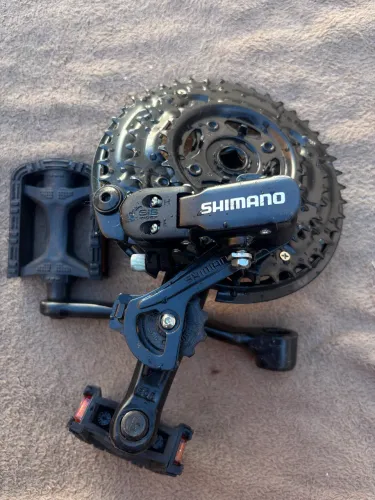 Kit Shimano Original + Freios V-Brake G-Star Novos para Bicicleta