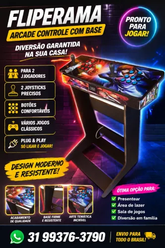 FLIPERAMA ARCADE COM BASE THE KING OF FIGHTERS