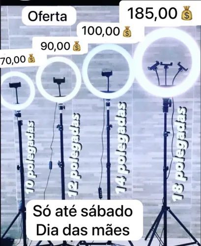 Ring light oferta das mães