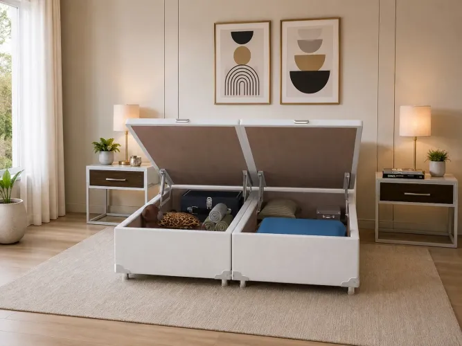 Cama Baú Premium Reforçada