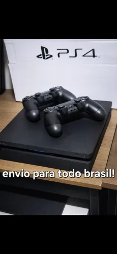 Ps4 slim 2 controles envio para todo brasil