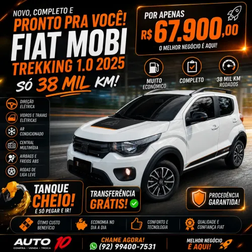 Fiat Mobi Trekking 1.0 Flex 5P 2025