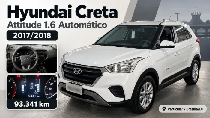 Hyundai Creta Attitude 1.6 16V Flex Aut. 2018