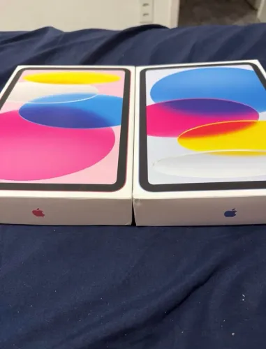 iPad novinho, azul, 128gb, caixa completa.