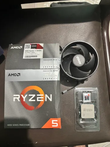 RYZEN 5 4600g com caixa e cooler box
