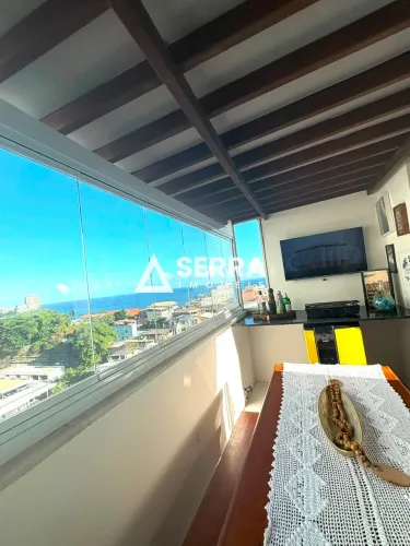 Ondina | Cobertura 2/4 sendo 1 Suíte | 90m² | Porteira Fechada | Total Conforto e Seguranç