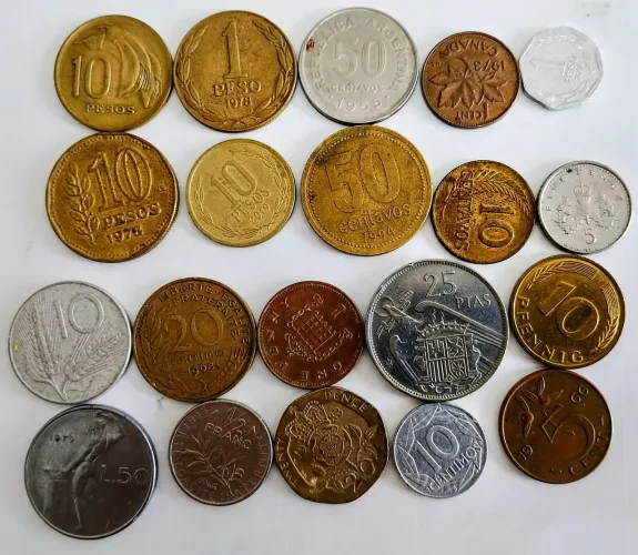 Moedas estrangeiras - Lote 2 