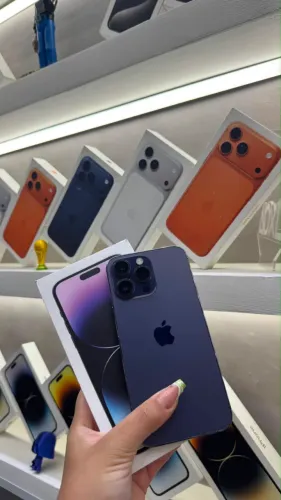 IPHONE 14 PRO MAX 256GB BATERIA 86% MENSAGEM DE CÂMERA GENUINA R$2.950