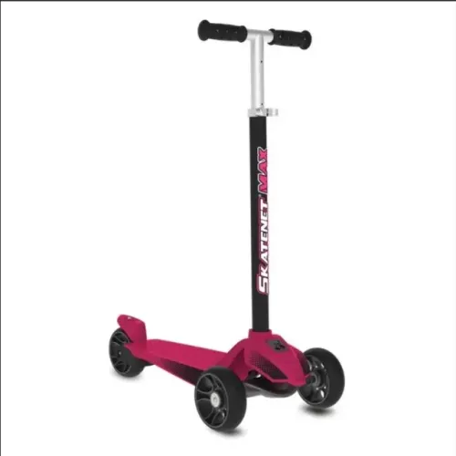 Patinete Skatenet Max - Rosa e Preto - Bandeirante em ótimo estado