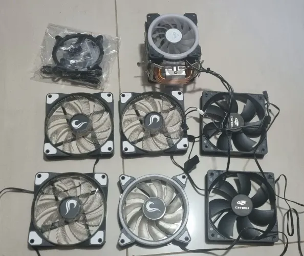 Air cooler Dupla Fans Dex e 6 Fans Ler a descrição
