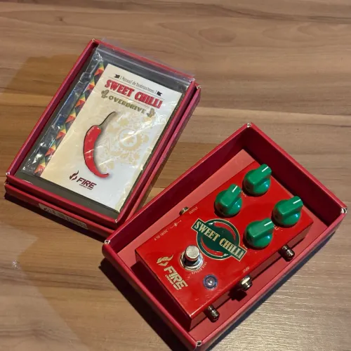 Sweet Chili Fire Custom Pedal de guitarra overdrive transparente 