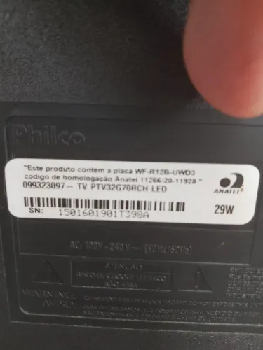 Vendo TV Philco 32 polegadas tela trincada