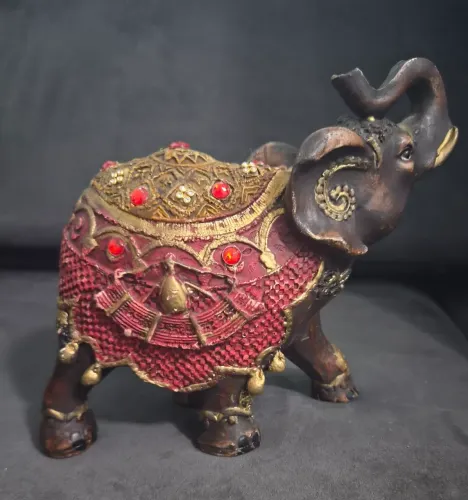 Enfeite de Elefante indiano de Gesso