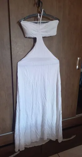Vestido longo branco