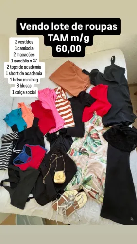 2 lotes de roupas por 100,00