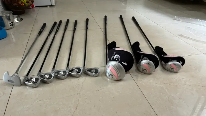 Kit de Golfe Feminino Completo Novo - 8 Tacos + Bolsa + TaylorMade