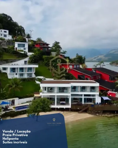 Mansão Exclusiva com Praia Privativa e Heliponto Angra dos Reis