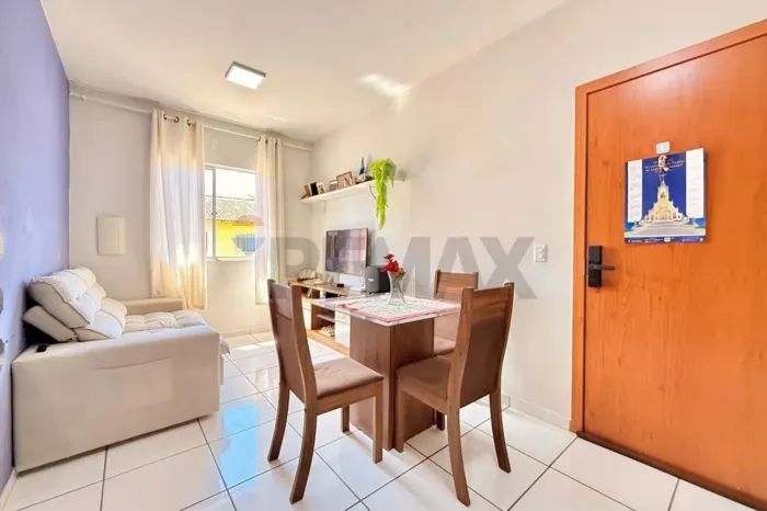 Apartamento de 02 quartos com 48m²