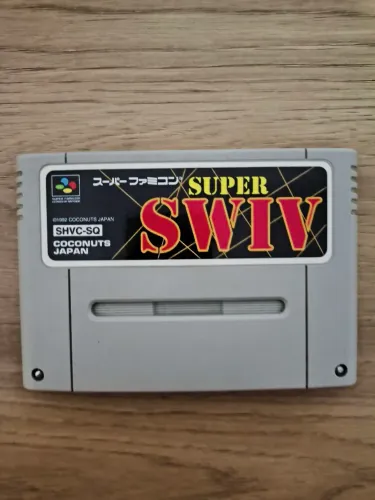Super SWIV Super Nintendo SNES SFC Famicom Original