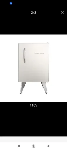 Frigobar Brastemp retro 