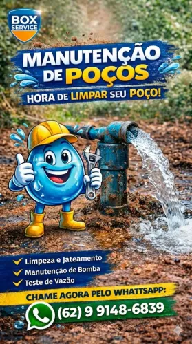 Limpeza manutenção mini poço