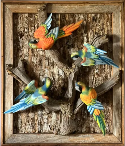 Quadro Araras do Brasil