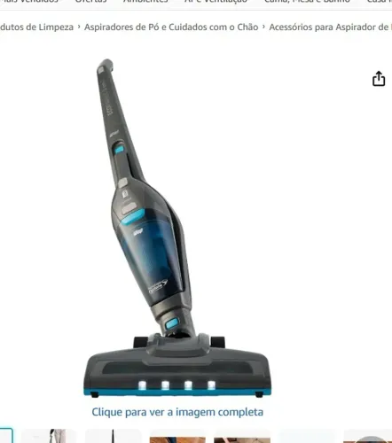 WAP Aspirador de Pó Vertical à Bateria ECO RÁPIDO Autonomia de 40 min,