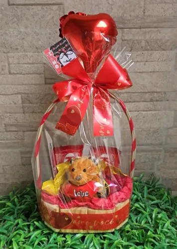 Cestas de chocolate para presentear 