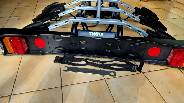 Suporte Thule Rideon Transbike P/3 Bicicleta Engate 9503 Prata E Preto