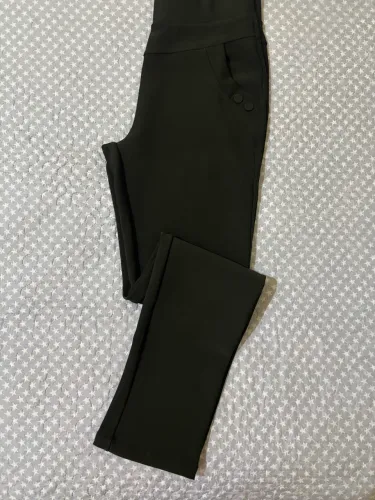 Calça legging verde militar cintura alta 