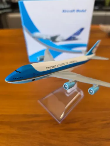 Miniatura Boeing 747 United States of América (Metal)