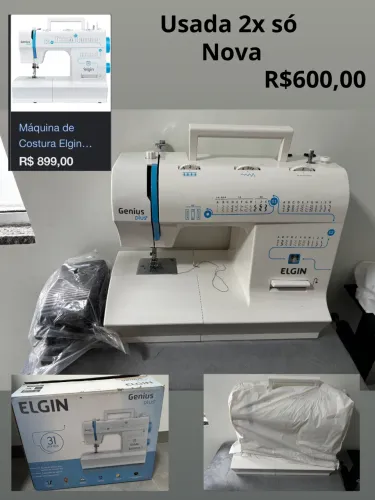 Máquina de costura Elgin Genius Plus+