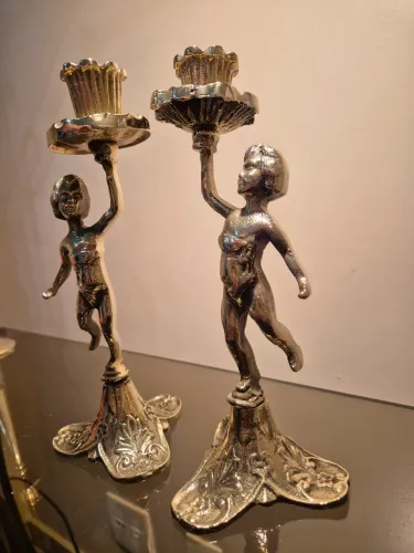 Castiçal bronze
