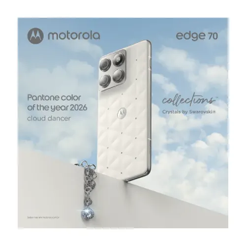 Motorola Edge 70 Edição Especial Crystals by Swarovski® 512GB 24GB RAM Lacrado