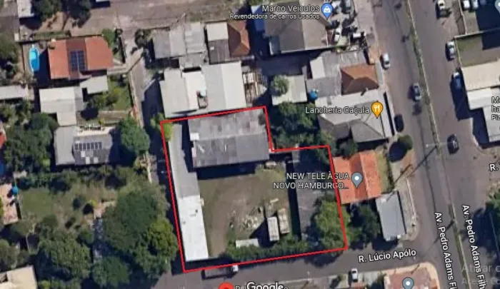 Terreno com 1220 m² quase esq com a Pedro Adams Ouro Branco - Novo Hamburgo - RS