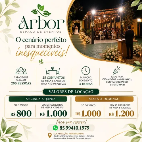 Espaço para Eventos em Fortaleza