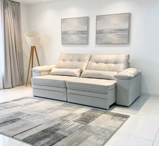 Sofa Retrátil e Reclinável, moderno e Luxuoso! 